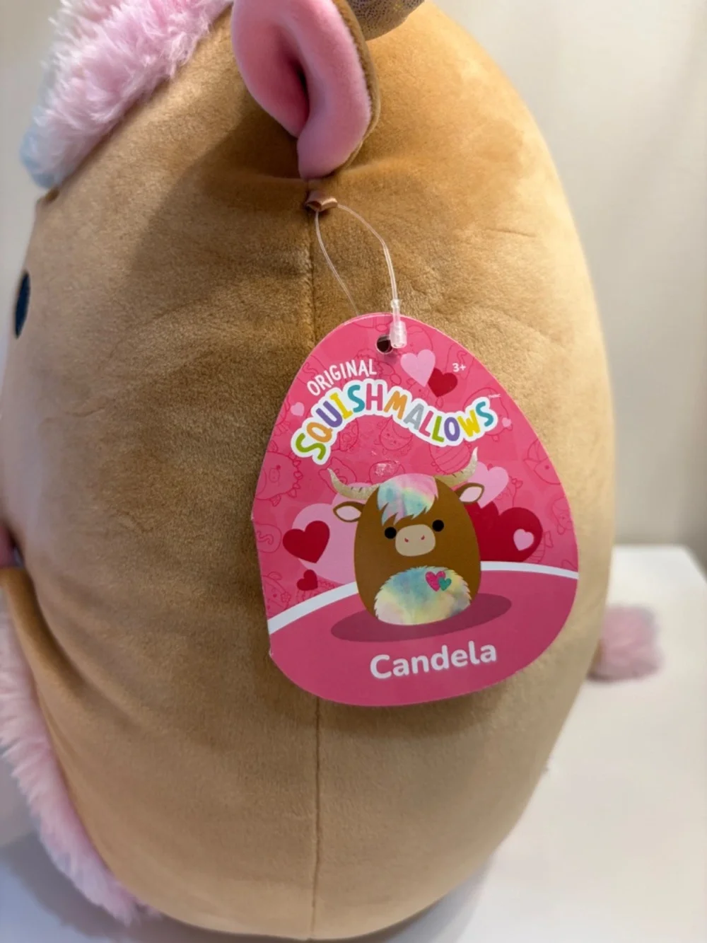Candela the Valentine's Cow Squishmallow